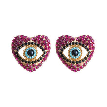 Load image into Gallery viewer, ‘Sloane’ Evil Eye Earrings