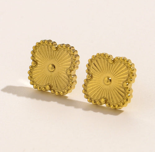 ‘Clover Gold’ Earrings