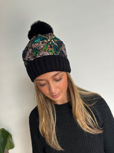 ‘Tessa’ Sequinned Beanies