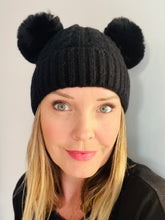 Load image into Gallery viewer, ‘Ada’ Double Pom Pom Beanies
