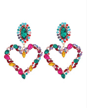 Load image into Gallery viewer, &#39;Adore&#39; Heart Earrings
