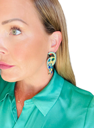 ‘Macaw Parrot’ Earrings