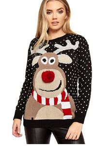 Christmas ‘Pom Pom Reindeer’ Jumper
