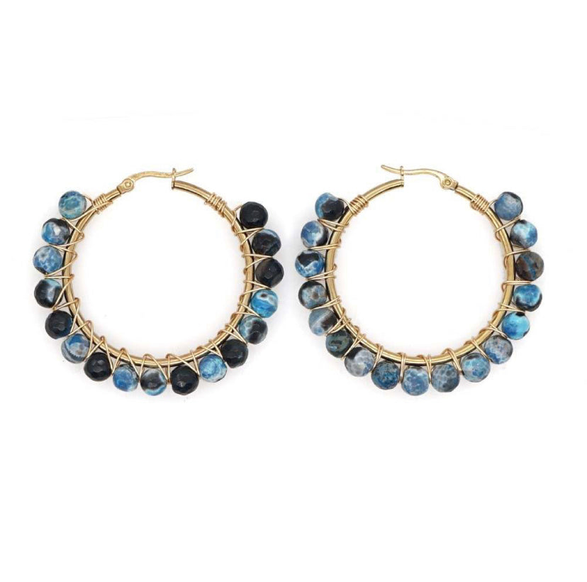 ‘Avery’ Hoop Earrings